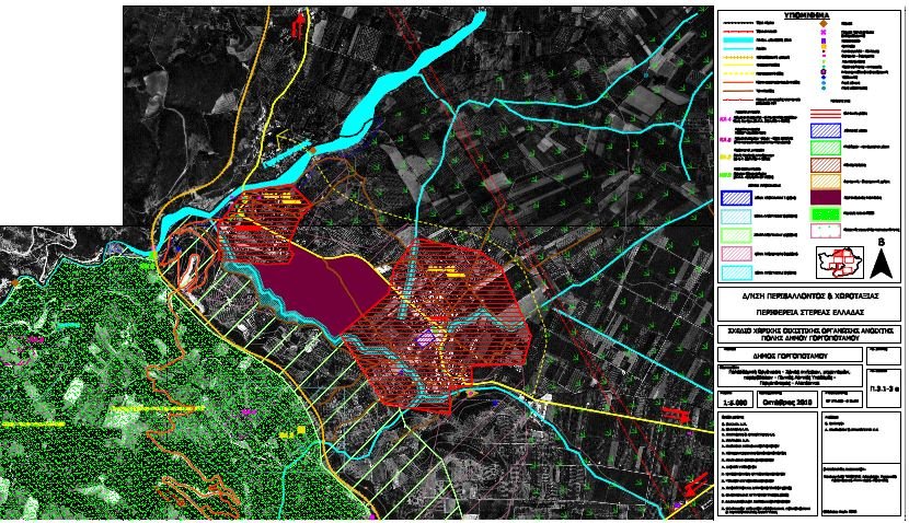 Legislated Open City Spatial and Housing Organisation Plan of Municipal Section (MS) of Gorgopotamos, Municipality of Lamias